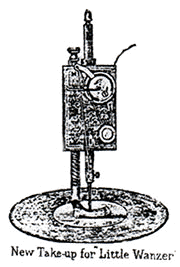 take-up mechanism for Little Wanzer.
