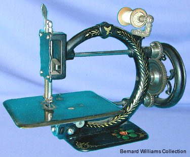 The "Gold Medal" antique sewing machine.