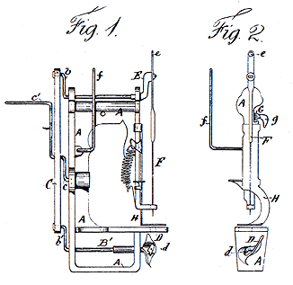 miniature sewing machine - Pixie patent 