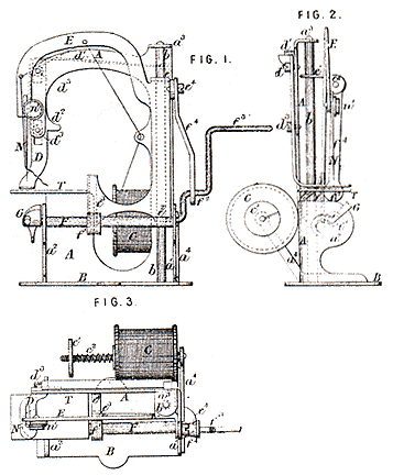 antique sewing machine - Tabitha Patent.